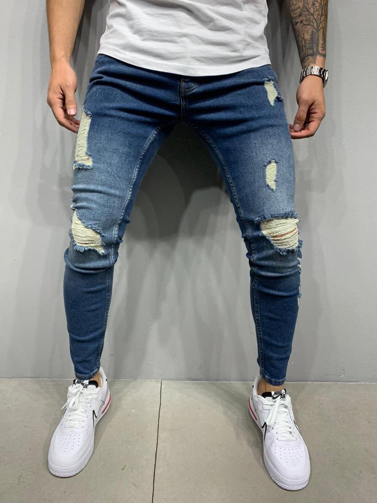 Y2 Premium Skinny Jeans super stretch gescheurd - PP Fashion